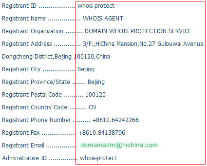 域名注冊信息已受保護(hù)
