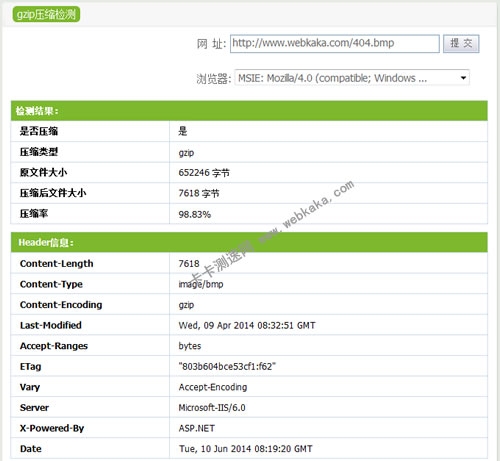 bmp圖片使用GZip壓縮率竟高達(dá)98.83%